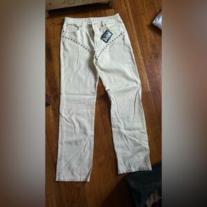Element Women's Beige Straight Leg Jeans